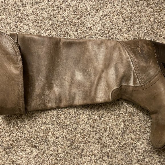 FRYE Women's Jane Tall Cuff Boot Slate, 8.5 US - Picture 8 of 12